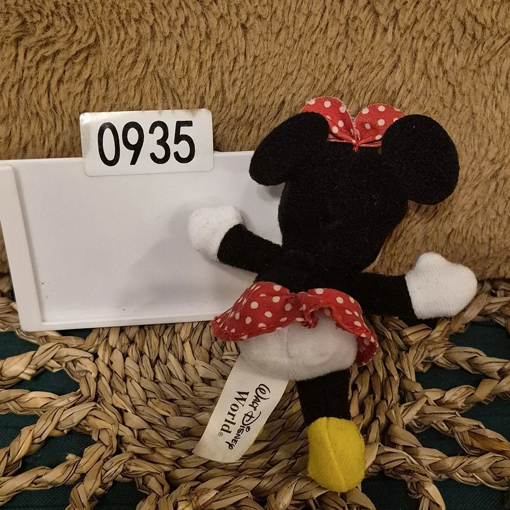 ✅Disney Store Minnie Mouse Plush Toy Bean Bag  Doll#️⃣0935